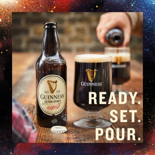 Guinness Extra Stout Import Beer Perspective: right
