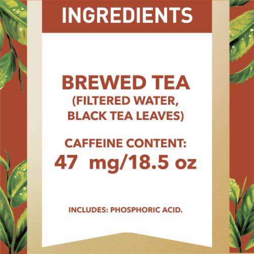 Gold Peak Unsweetened Black Iced Tea Drink Perspective: right
