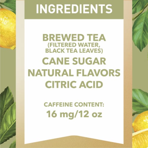 Gold Peak Lemon Sweetened Iced Tea Drink Perspective: right