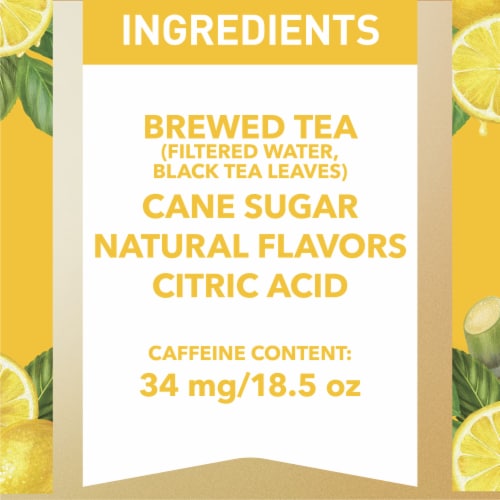 Gold Peak Lemonade Flavored Iced Tea Drink Perspective: right