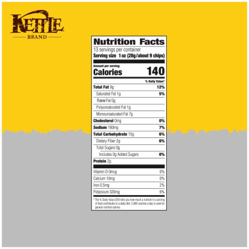 Kettle Brand Sea Salt and Fresh Ground Pepper Krinkle Cut Kettle Potato Chips Party Size Perspective: right