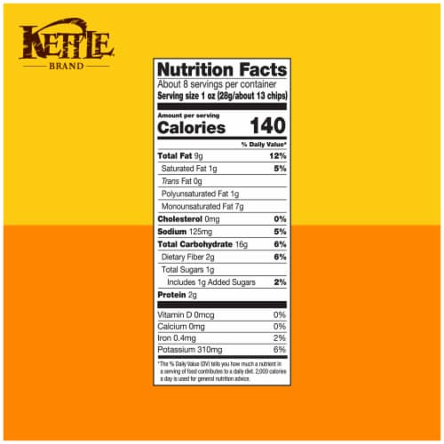 Kettle Brand Potato Chips Honey Dijon Kettle Chips Perspective: right