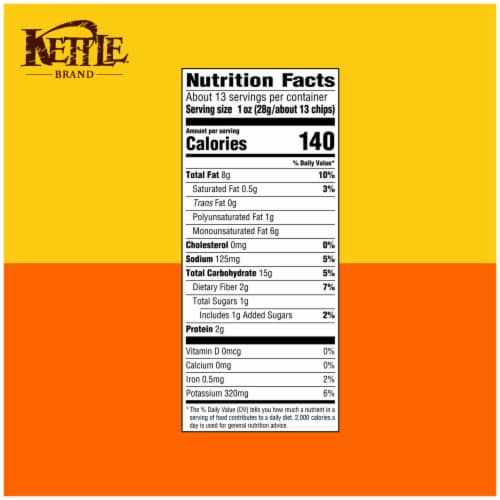 Kettle Brand® Backyard Barbeque® Kettle Potato Chips Party Size Perspective: right