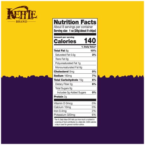 Kettle Brand Potato Chips Krinkle Cut Truffle Oil And Sea Salt Kettle Chips Perspective: right