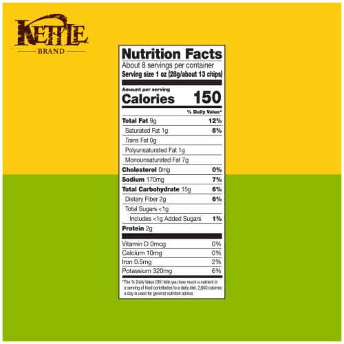 Kettle Brand Jalapeno Kettle Potato Chips Gluten-Free Non-Gmo Perspective: right