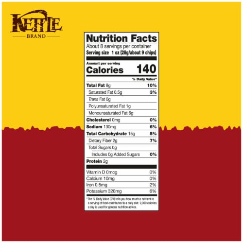 Kettle Brand Potato Chips Krinkle Cut Habanero Lime Kettle Chips Perspective: right
