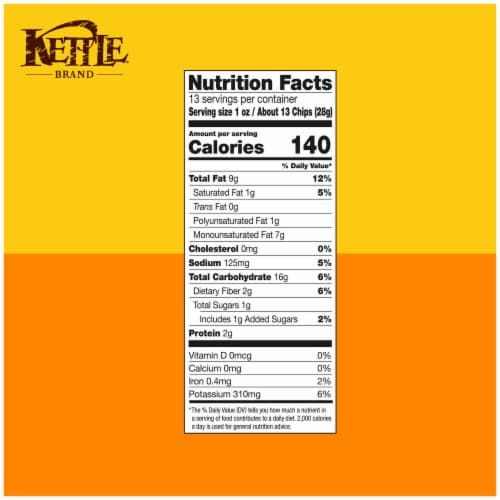 Kettle Brand® Honey Dijon Kettle Potato Chips Party Size Perspective: right