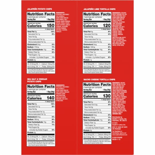 Kettle Brand and Late July Snacks Mix Variety Pack, 20 Count Snack Bags Perspective: right