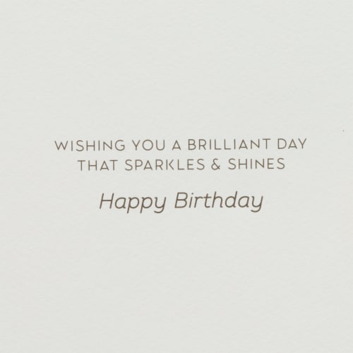 Papyrus Birthday Card (Sparkler) Perspective: right