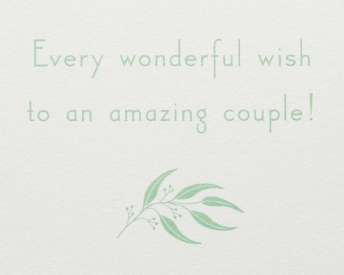 Papyrus Bridal Shower Card (Happy Day) Perspective: right