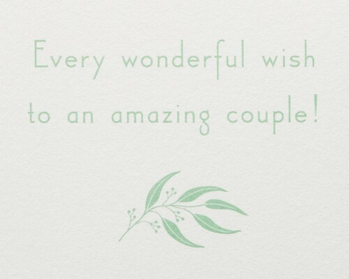 Papyrus Bridal Shower Card (Happy Day) Perspective: right