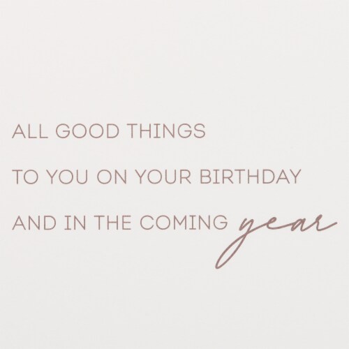 Papyrus Birthday Card (Good Things) Perspective: right