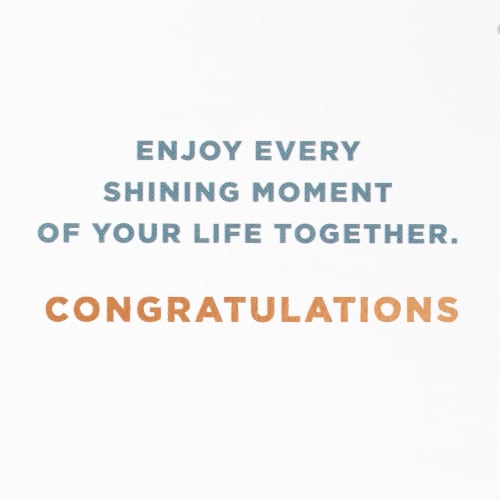 American Greetings Anniversary and Wedding Card (Forever) Perspective: right