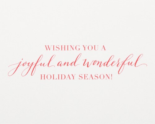 Papyrus Christmas Card (Magnolia) Perspective: right