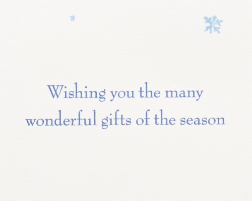 Papyrus Christmas Card (Sleigh with Presents) Perspective: right