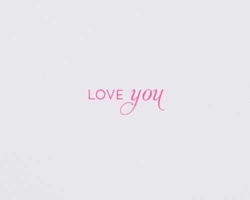 Papyrus Romantic Valentine’s Day Card (Flowers) Perspective: right