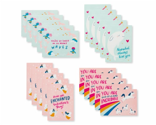 American Greetings Magical Classroom Valentine Cards for Kids Perspective: right