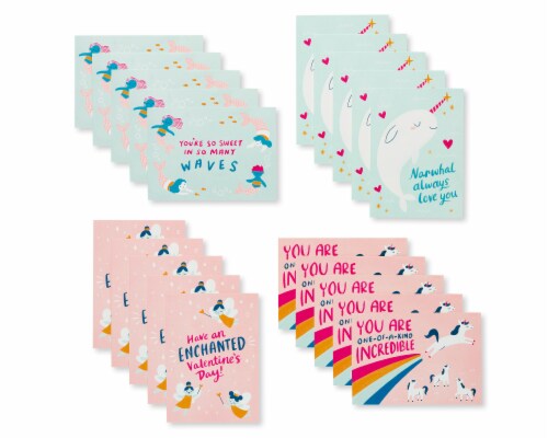 American Greetings Magical Classroom Valentine Cards for Kids Perspective: right