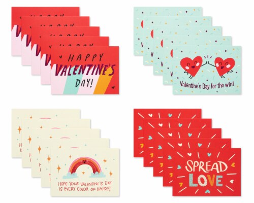 American Greetings Spread Love Classroom Valentine Cards for Kids Perspective: right