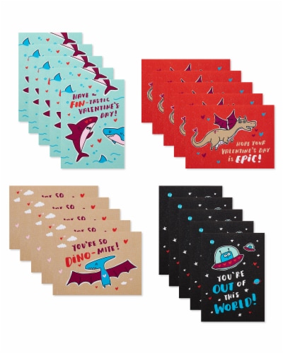 American Greetings Epic Classroom Valentine Cards for Kids Perspective: right