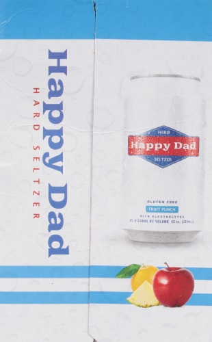 Happy Dad Punch Hard Seltzer Perspective: right