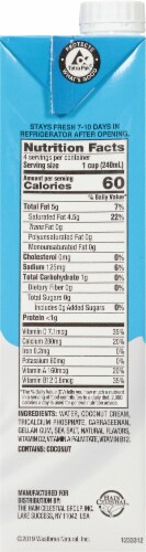 Coconut Dream Original Unsweetened Coconut Drink Perspective: right