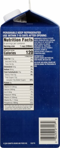 Rice Dream Enriched Original Rice Drink Perspective: right