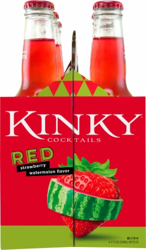 Kinky Red Cocktail Flavored Hard Beverage Perspective: right