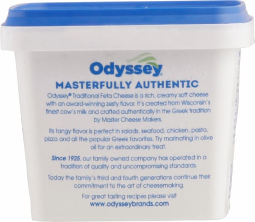 Odyssey Traditional Chunk in Brine Feta Cheese Perspective: right