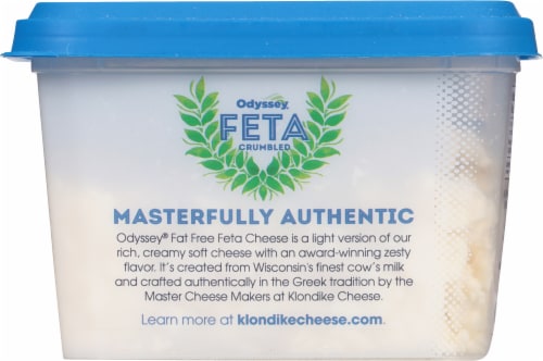 Odyssey® Fat Free Crumbled Feta Cheese Perspective: right