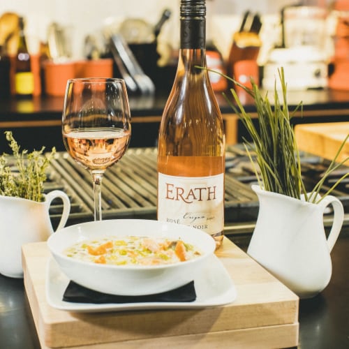 Erath Pinot Noir Rosé Oregon Rosé Wine Perspective: right