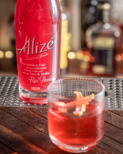 Alize Red Passion Liqueur Perspective: right