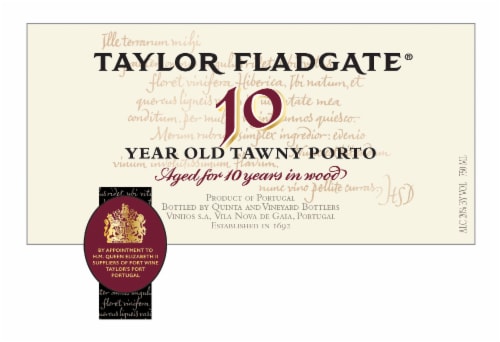 Taylor Fladgate 10 Year Tawny Port Perspective: right