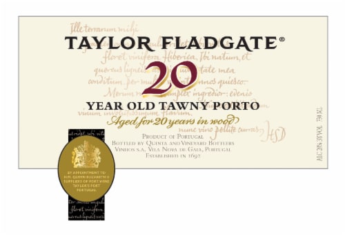 Taylor Fladgate 20 Year Tawny Port Perspective: right