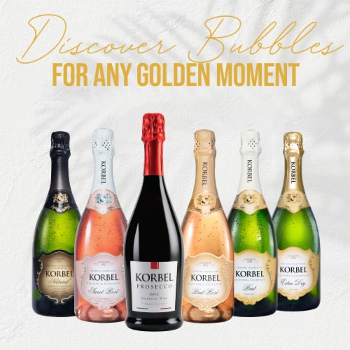 Korbel Prosecco Sparkling Wine Perspective: right