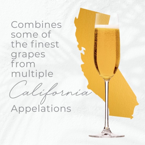 Korbel Natural Sparkling Wine California Champagne Perspective: right