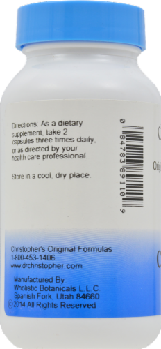 Christopher's Blood Circulation Formula Perspective: right