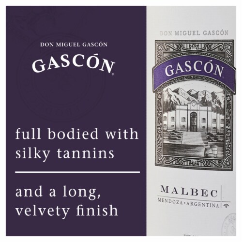 Don Miguel Gascon Malbec Argentina Red Wine Perspective: right