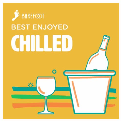 Barefoot Cellars Riesling California White Wine Perspective: right