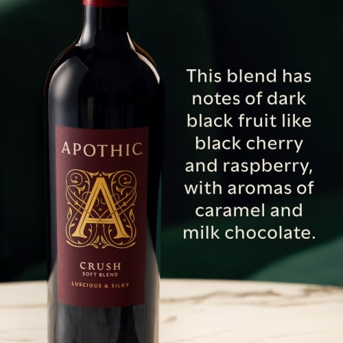 Apothic® Crush Red Blend California Red Wine Perspective: right