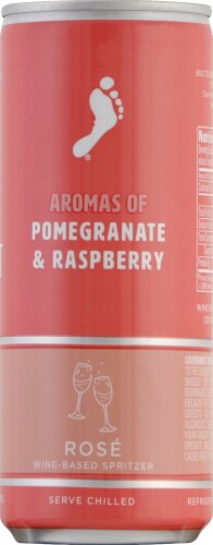 Barefoot Spritzer Rose Wine 1 Single Serve 250ml Can Perspective: right