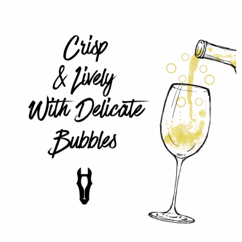Dark Horse Brut California Sparkling Wine Perspective: right