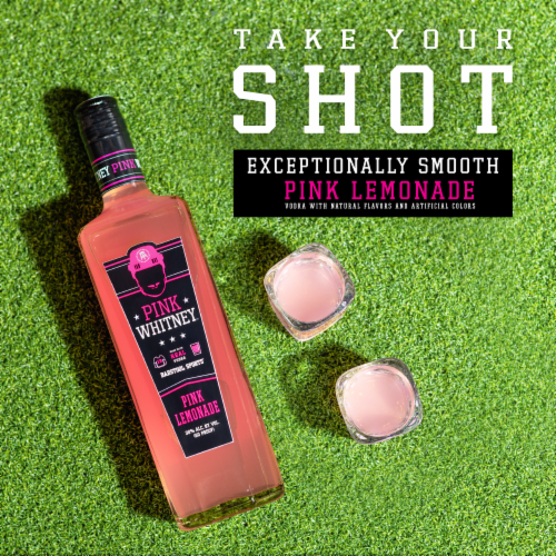 Pink Whitney Lemonade Flavored Vodka Perspective: right