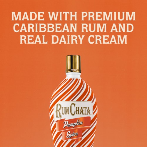 Rum Chata Pumpkin Spice Cream Liqueur Perspective: right
