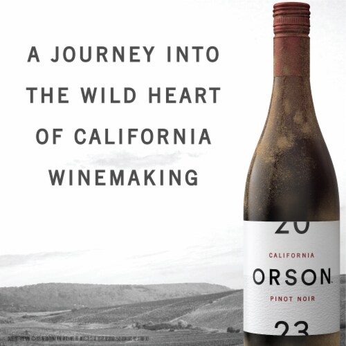 Orson™ Pinot Noir California Red Wine Perspective: right