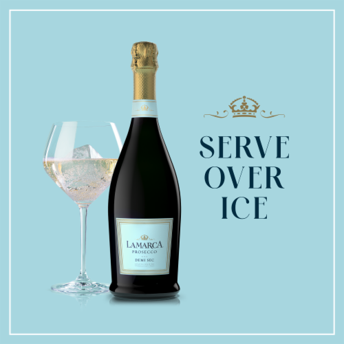 La Marca Prosecco Demi Sec Italian Sparkling Wine Perspective: right