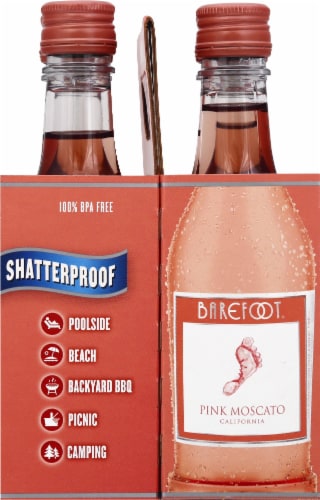 Barefoot Cellars Pink Moscato California Wine Perspective: right