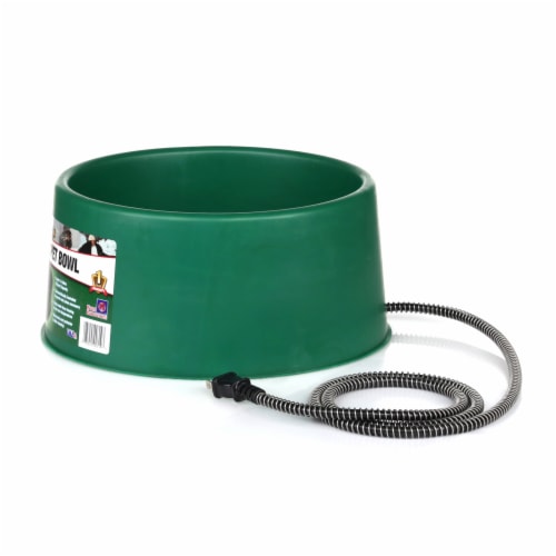 Farm Innovators P 60 1.5 Gallon Electric Heated Pet Water Bowl 60 Watt Green 1 Piece King Soopers