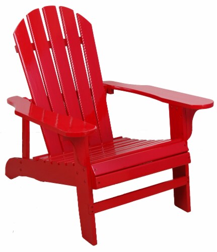 Leigh Country Classic Adirondack Chair - Red Perspective: right