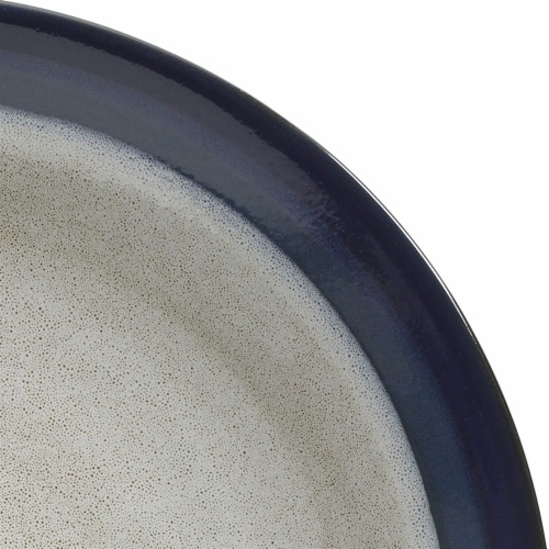 Gibson Elite Couture Band Durable Glazed Stoneware 16 Piece Dinnerware Set, Blue Perspective: right
